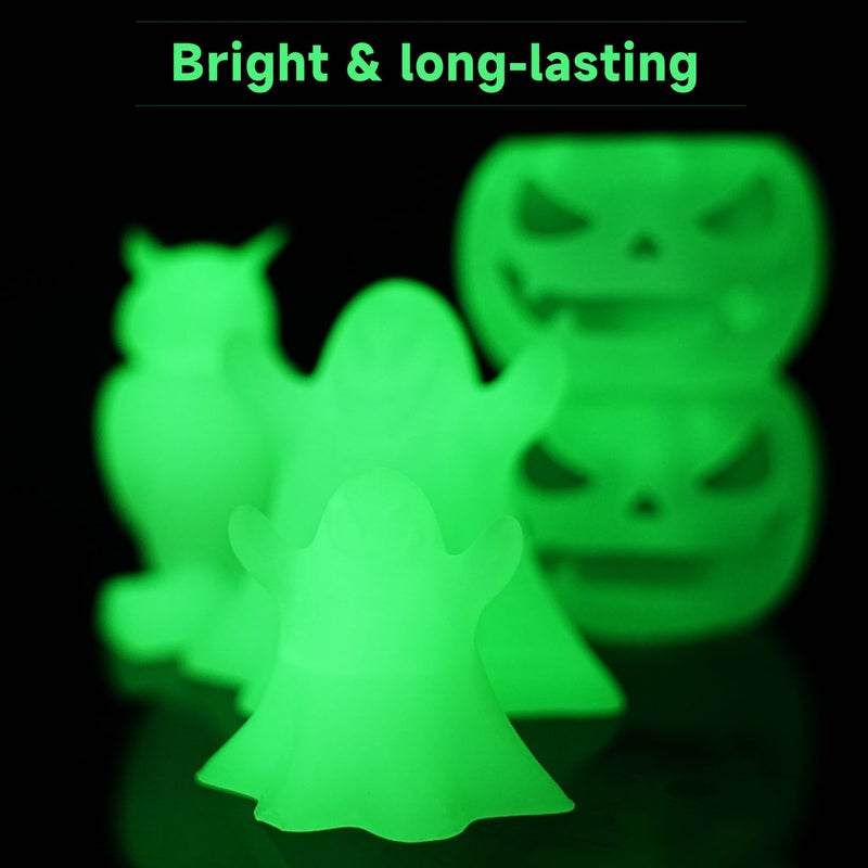 GratKit راتنج يتوهج في الظلام أخضر، راتنج فوتوبوليمر UV-Curing 405nm لطابعات 3D LCD/DLP، 1000 جرام، شفاف - Image 5